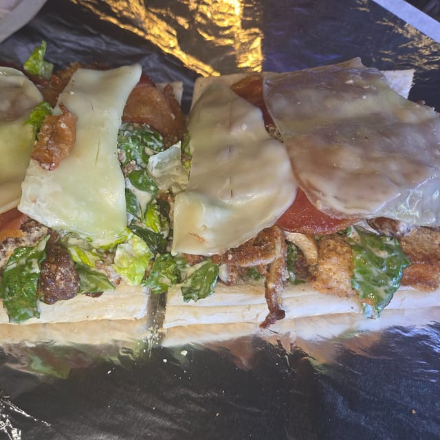 Chicken Caesar Sub.